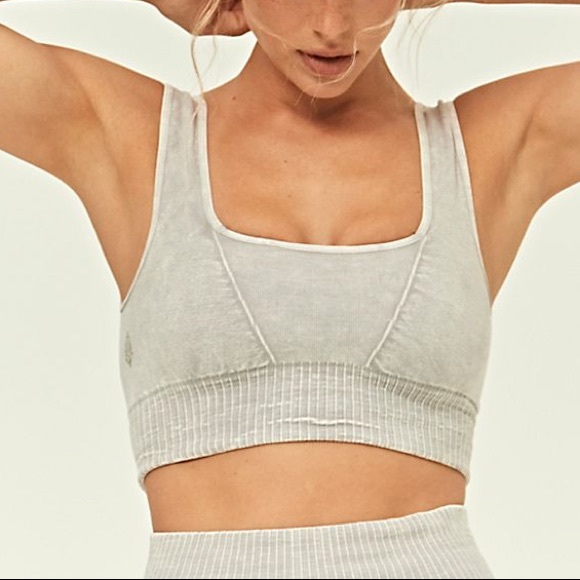 FP Movement Square Neck Good Karma Bra NWOT*defect - Picture 4 of 11